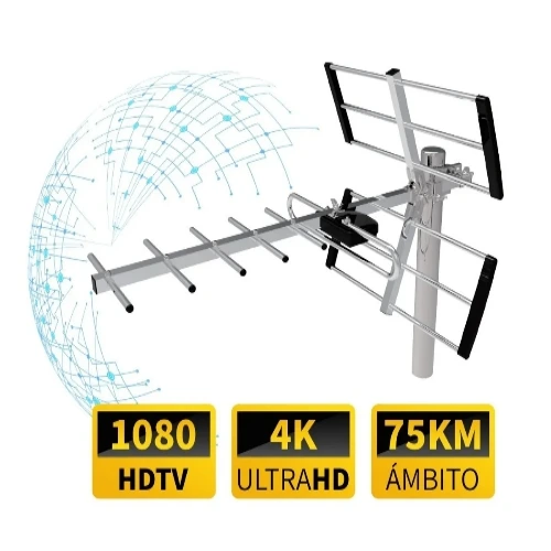 Antena Exterior HDTV de alta ganacia 4 Antena Exterior HDTV de alta ganacia - Image 4
